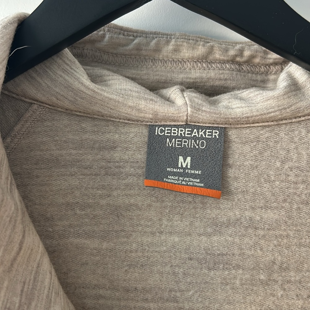 Icebreaker Long Zip Up Hoodie - Picture 5 of 6